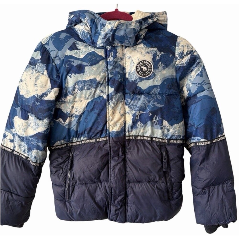 Boys Abercrombie New York Puffer Coat Hooded 9/10